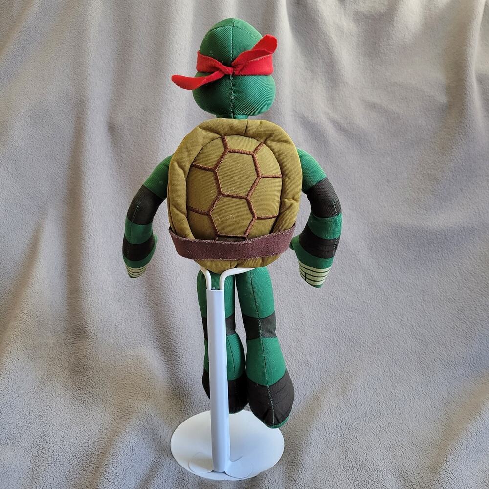 TEENAGE MUTANT NINJA TURTLES Raphael Plush 13" Red Mask TMNT Stuffed Animal - Picture 8 of 10